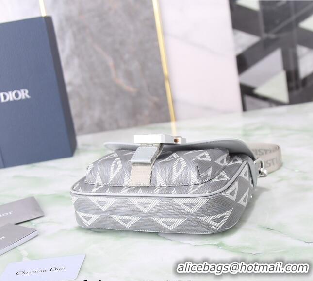 Inexpensive Dior Men's Mini Hit the Road Bag in CD Diamond Canvas CD5068 Grey 2024