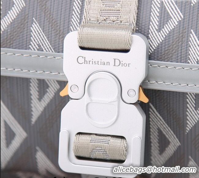 Inexpensive Dior Men's Mini Hit the Road Bag in CD Diamond Canvas CD5068 Grey 2024