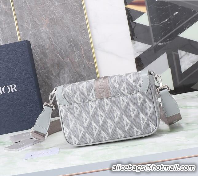 Good Taste Dior Men's Hit the Road Bag with Strap in CD Diamond Canvas CD5075 Light Grey 2024