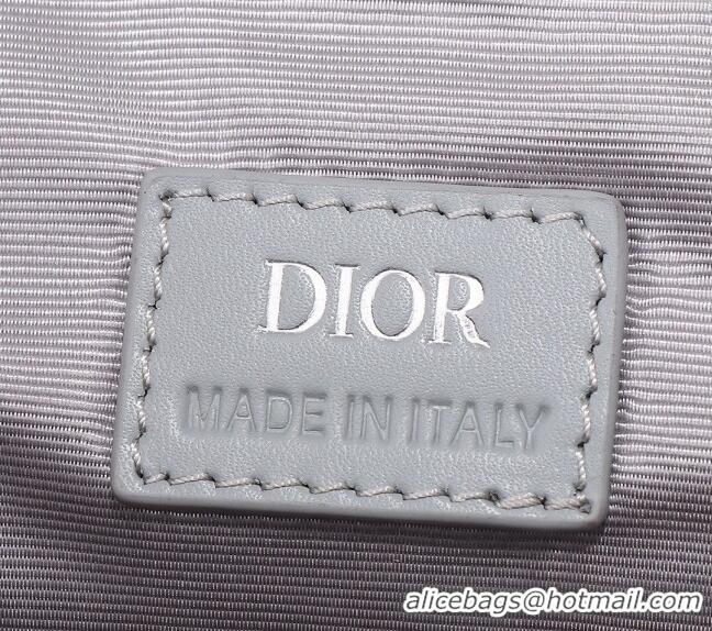 Good Taste Dior Men's Hit the Road Bag with Strap in CD Diamond Canvas CD5075 Light Grey 2024