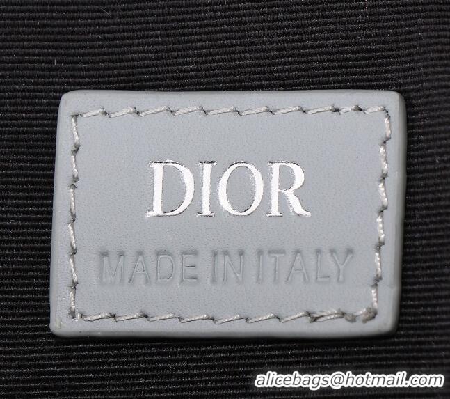 Famous Brand Dior Men's Hit the Road Mini Crossbody Bag in CD Diamond Canvas CD5076 Grey 2024