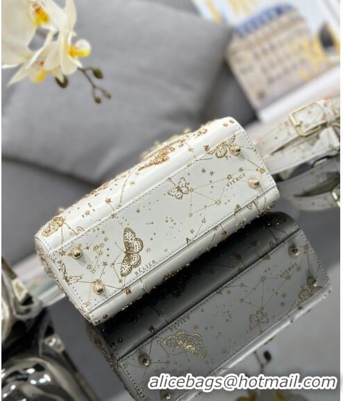 Trendy Design Dior Small Lady Dior Bag with Butterfly Embroidery 0415 White 2024