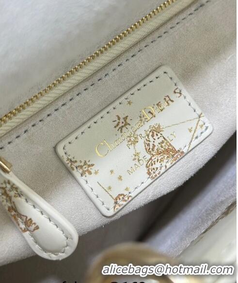 Trendy Design Dior Small Lady Dior Bag with Butterfly Embroidery 0415 White 2024