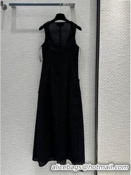 ​Trendy Design Chanel Tweed Long Dress CH042707 Black 2024