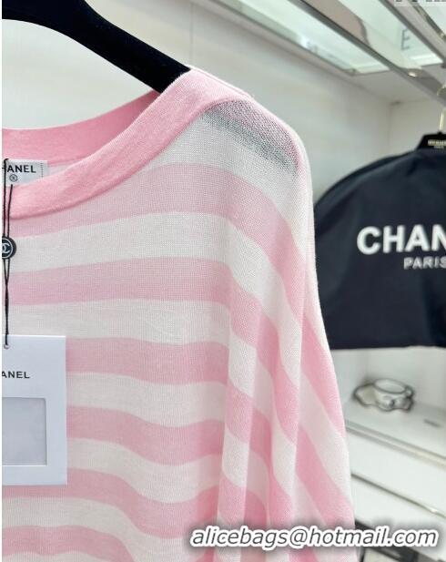 ​Top Grade Chanel Knit Top CH042710 Pink 2024