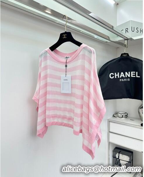 ​Top Grade Chanel Knit Top CH042710 Pink 2024