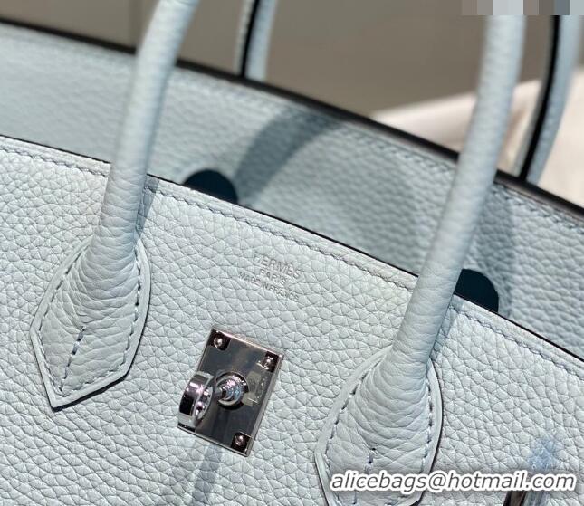 Buy Inexpensive Hermes Birkin 25cm Bag in Togo Leather 1227 Grail Blue