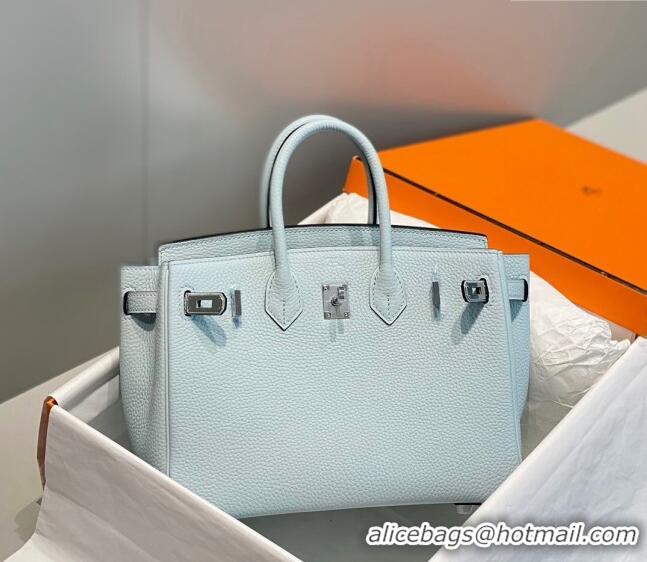 Buy Inexpensive Hermes Birkin 25cm Bag in Togo Leather 1227 Grail Blue