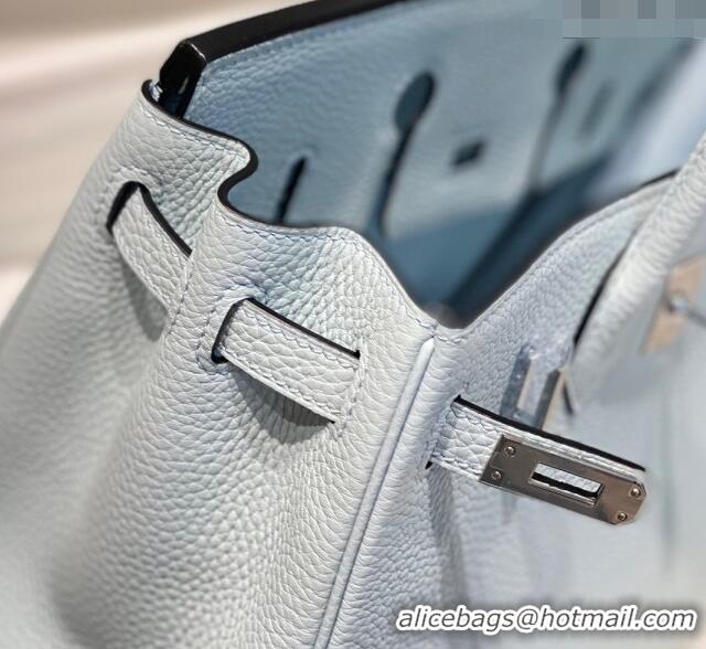 Buy Inexpensive Hermes Birkin 25cm Bag in Togo Leather 1227 Grail Blue