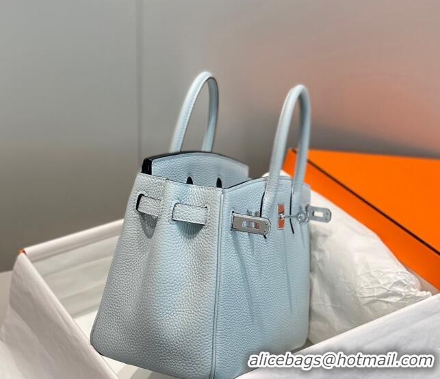 Buy Inexpensive Hermes Birkin 25cm Bag in Togo Leather 1227 Grail Blue