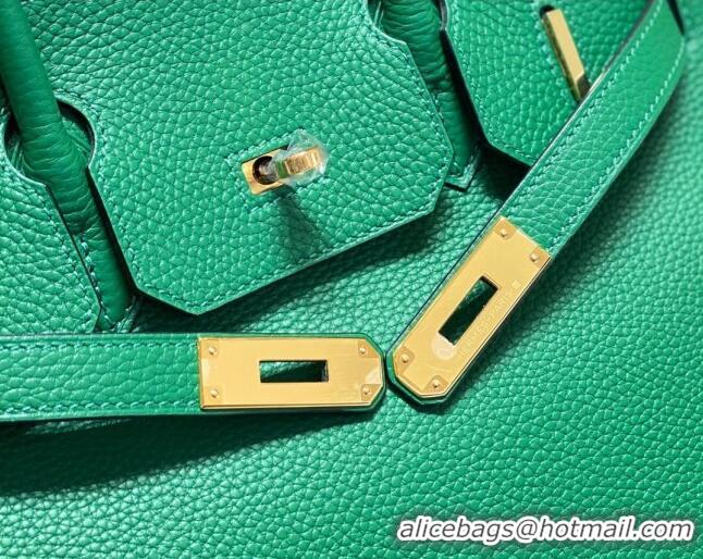 Buy Discount Hermes Birkin 25cm Bag in Togo Leather 1227 Emerald Green