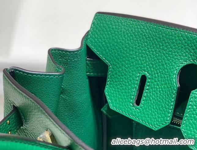 Buy Discount Hermes Birkin 25cm Bag in Togo Leather 1227 Emerald Green