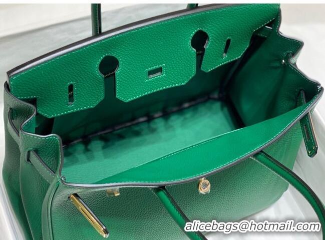 Buy Discount Hermes Birkin 25cm Bag in Togo Leather 1227 Emerald Green