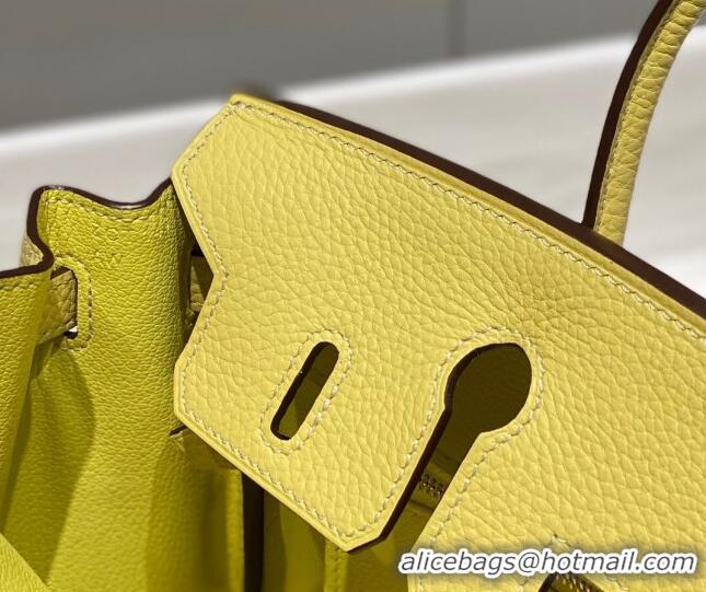 Grade Discount Hermes Birkin 25cm Bag in Togo Leather 1227 Chick Yellow 2023