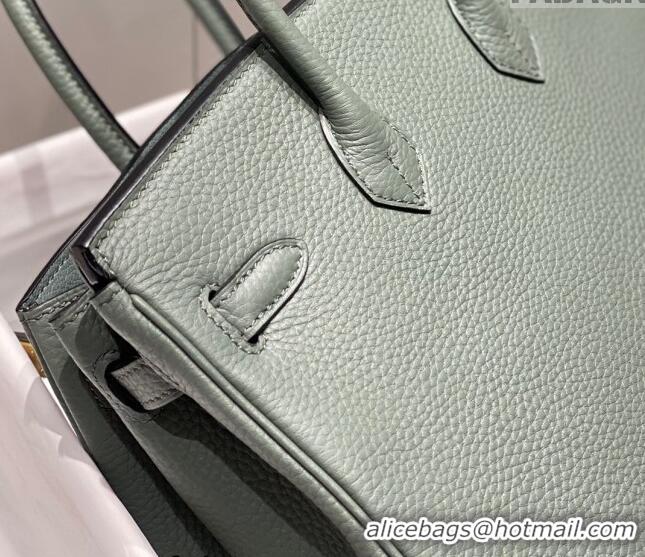 New Fashion Hermes Birkin 25cm Bag in Togo Leather 1227 Almond Green