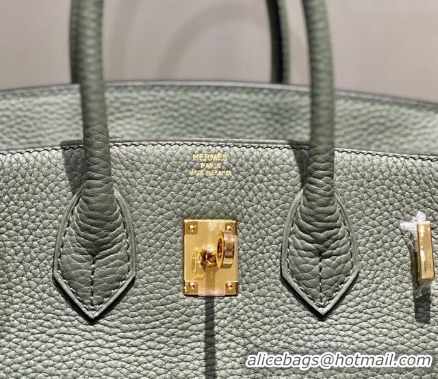 New Fashion Hermes Birkin 25cm Bag in Togo Leather 1227 Almond Green