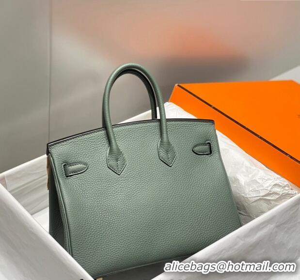 New Fashion Hermes Birkin 25cm Bag in Togo Leather 1227 Almond Green