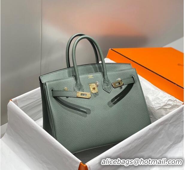 New Fashion Hermes Birkin 25cm Bag in Togo Leather 1227 Almond Green