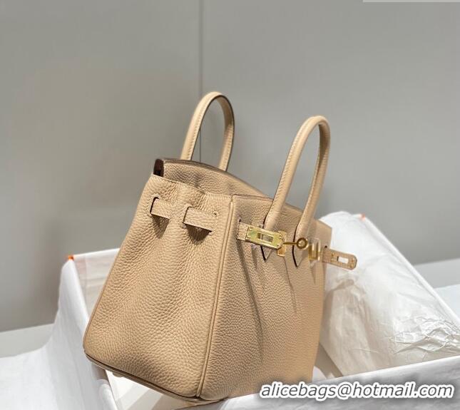 Most Popular Hermes Birkin 25cm Bag in Togo Leather 1227 Coat Beige