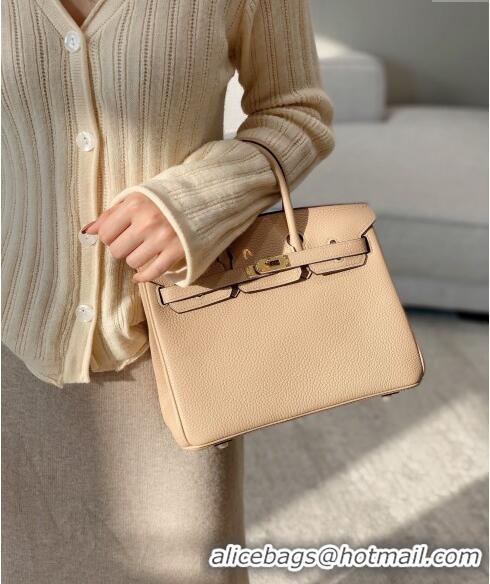 Most Popular Hermes Birkin 25cm Bag in Togo Leather 1227 Coat Beige