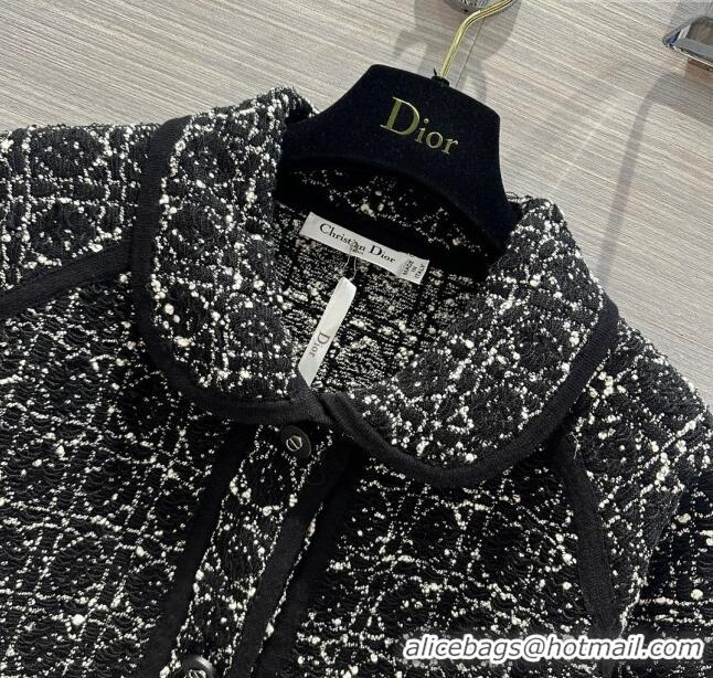 Good Quality Dior Knit Cardigan D043009 Black 2024