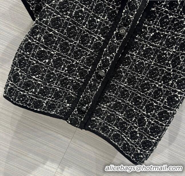 Good Quality Dior Knit Cardigan D043009 Black 2024