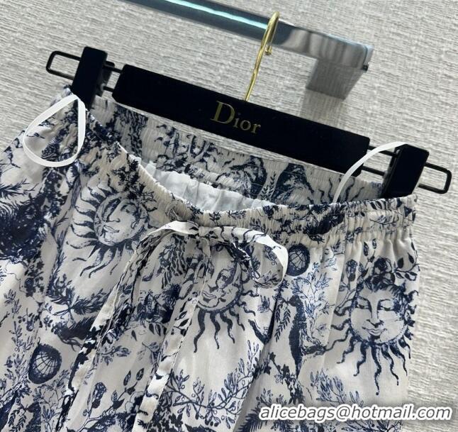 Buy Cheapest Dior Pants D043010 Blue 2024