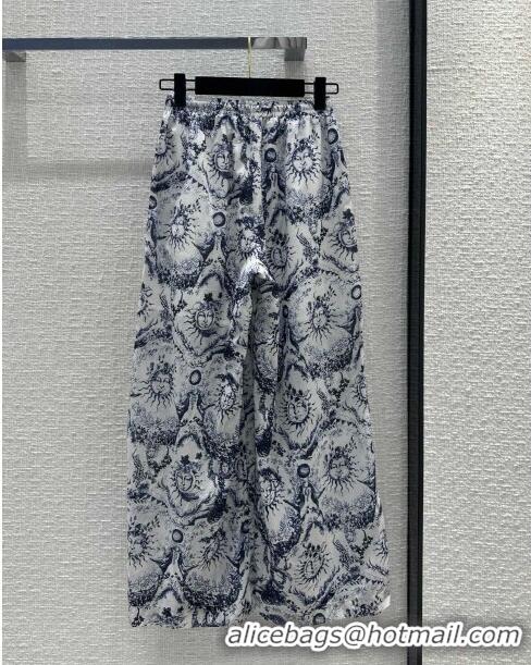 Buy Cheapest Dior Pants D043010 Blue 2024