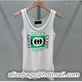 Famous Brand Gucci Vest G043028 White/Green 2024