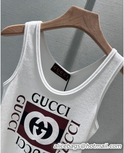 ​Top Grade Gucci Vest G043027 White/Black 2024