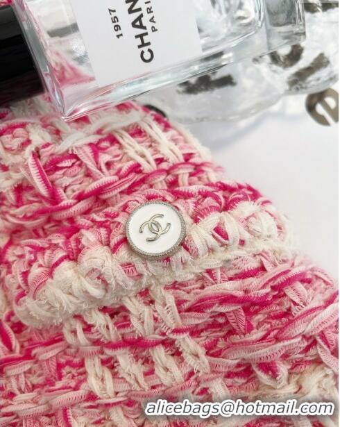 Well Crafted Chanel Knit Skirt CH043030 Pink 2024