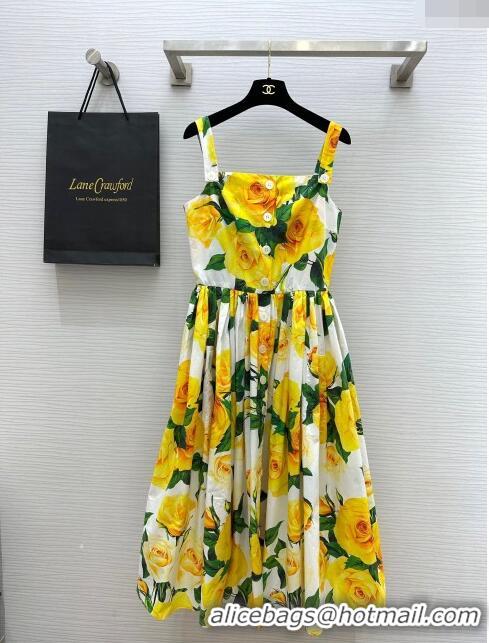 Top Grade Dolce & Gabbana Dress DG043038 Yellow 2024