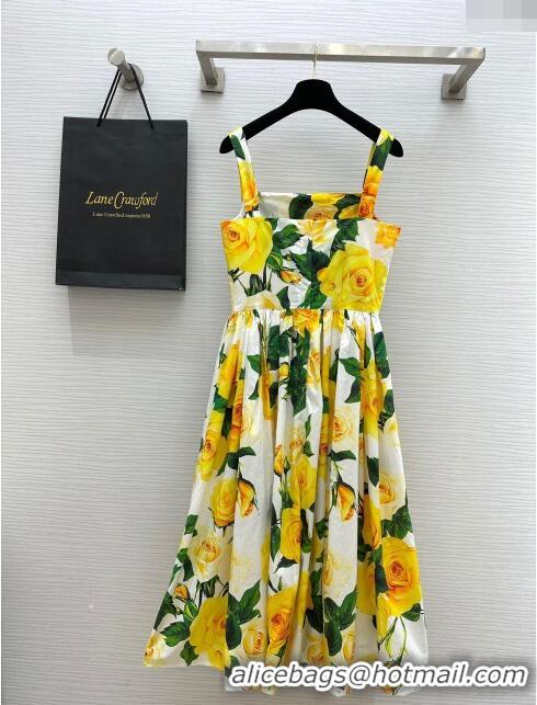 Top Grade Dolce & Gabbana Dress DG043038 Yellow 2024