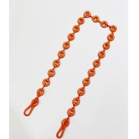 Most Popular Loewe Donut Chain Bag Strap L2083 Orange 2024