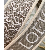 Top Quality Loewe Logo Embroidered Shoulder Strap 4x105cm 031403 Sand Beige/Gold 2024