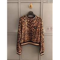 Buy Cheap Dolce & Gabbana Leopard Cotton Sweatershirt DG032708 2024