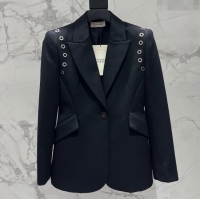 Top Quality Alexander McQueen Jacket AM032713 Black 2024