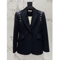 Top Quality Alexander McQueen Jacket AM032713 Black 2024