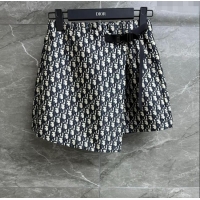 Hot Sell Cheap Dior Skort in Blue Dior Oblique Motif D032721 2024