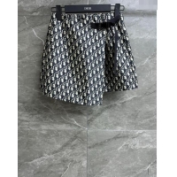 Hot Sell Cheap Dior Skort in Blue Dior Oblique Motif D032721 2024