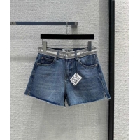 Promotional Loewe Denim Shorts L032725 Blue 2024