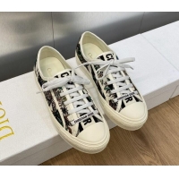 Good Quality Dior Walk'n'Dior Sneakers in Tiger Embroidered Cotton 226005