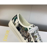 Good Quality Dior Walk'n'Dior Sneakers in Tiger Embroidered Cotton 226005