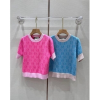 ​Low Price Gucci GG Wool Short-sleeved Sweater CH032735 2024