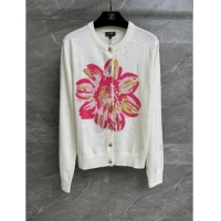 Famous Brand Chanel Cashmere Cardigan CH032732 Beige 2024