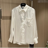 Unique Discount Prada Shirt P032740 White 2024