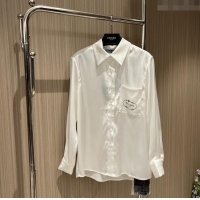 Unique Discount Prada Shirt P032740 White 2024