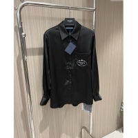 ​Top Grade Prada Shirt P032741 Black 2024