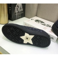 Good Quality Dior Walk'n'Dior Sneakers in Oblique Embroidered Cotton Black 226025