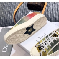 Purchase Dior Walk'n'Dior Sneakers in Embroidered Cotton Rainbow 226052